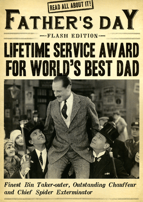 Funny Father's Day CardsPigmentComedy Card CompanyFather's Day - Lifetime service award