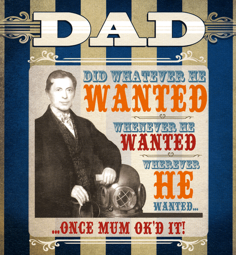 Funny Father's Day CardsQuitting HollywoodComedy Card CompanyDad did what he wanted