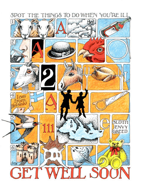 Funny Get Well Soon CardsSimon DrewComedy Card CompanyThings to do when you're ill
