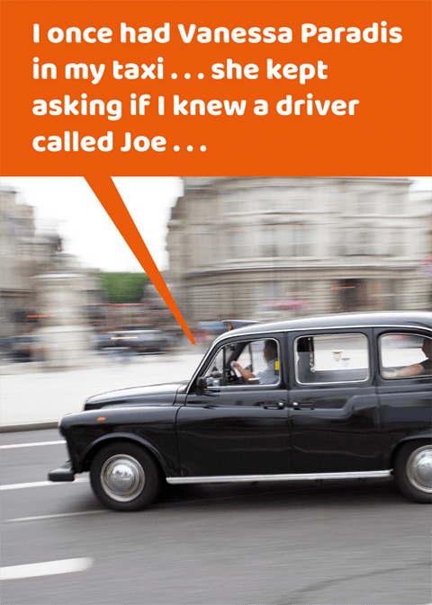 Funny Greeting CardComedy Card CompanyComedy Card CompanyJoe Le Taxi