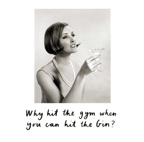 Funny Greeting CardPaperlinkComedy Card CompanyHit the Gym