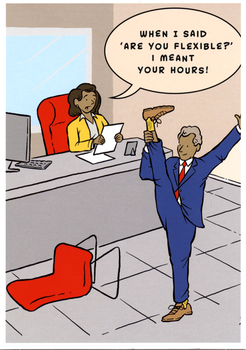 Funny Greeting Card Pigment Flexible? Comedy Card Company