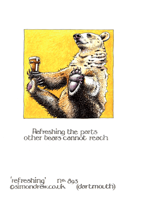 Funny Greeting CardSimon DrewComedy Card CompanyRefreshing the Parts