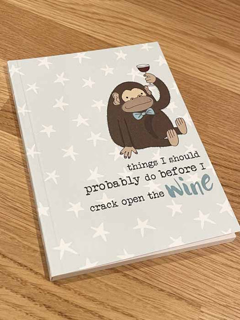 Humorous GiftDandelion StationeryComedy Card CompanyNotepad - Things to do before wine