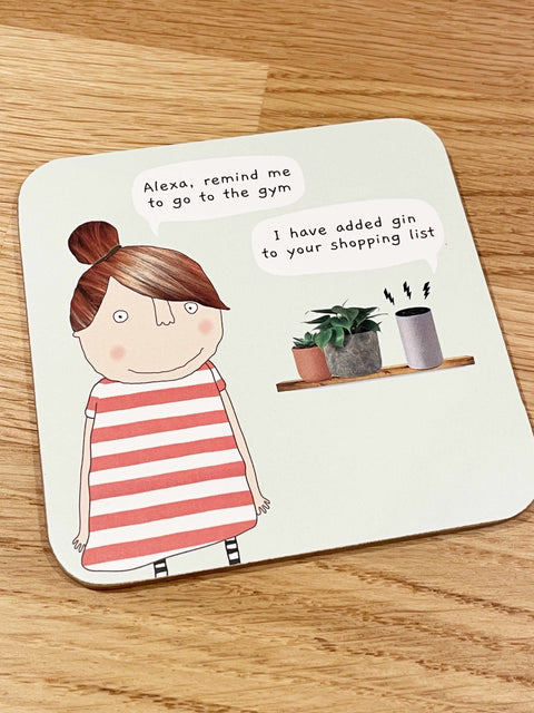Humorous GiftRosie Made a ThingComedy Card CompanyCoaster - Alexa