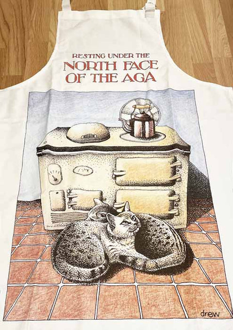 Humorous GiftSimon DrewComedy Card CompanyApron - North face of Aga