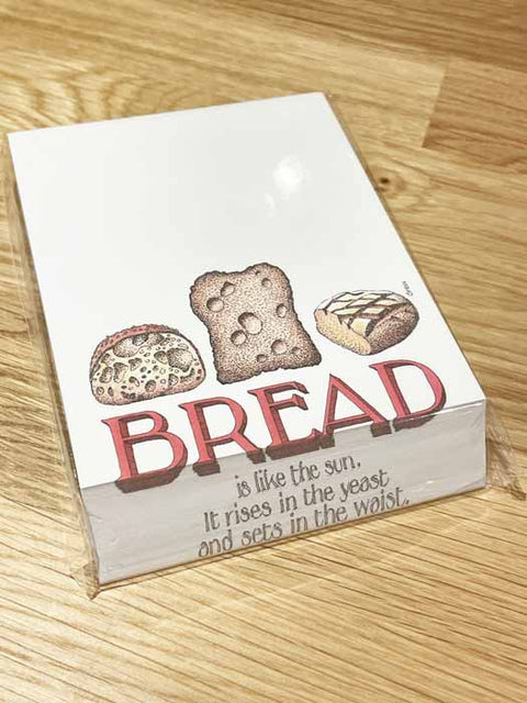 Humorous GiftSimon DrewComedy Card CompanyNote pad - Bread