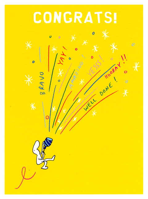 humorous greeting cardHarold's PlanetComedy Card CompanyCongrats!