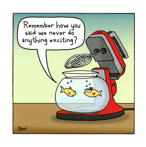 humorous greeting cardWoodmansterneComedy Card CompanyNever do anything exciting