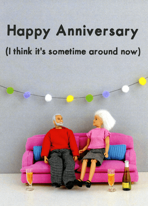 Love / Anniversary cardsBold & BrightComedy Card CompanyAnniversary - sometime around now