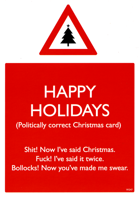 RUDE Christmas Cards - Comedy Card Company
