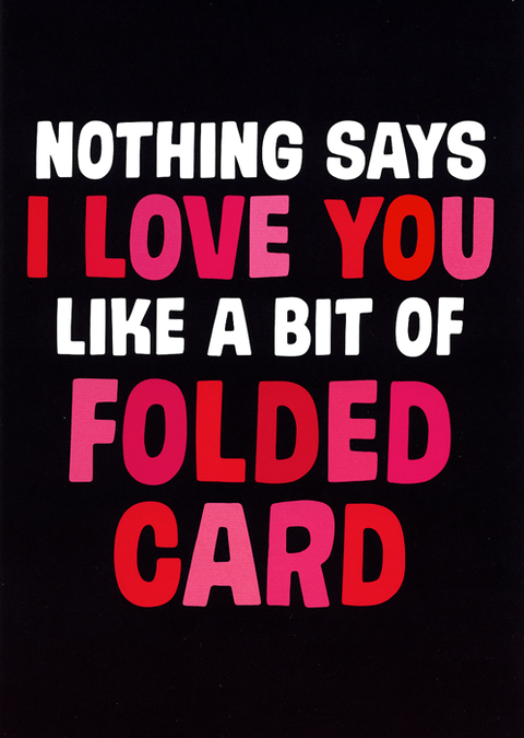 Valentines cardsDean MorrisComedy Card CompanyFolded Card