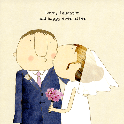 Wedding Day CardRosie Made a ThingComedy Card CompanyHappy ever after